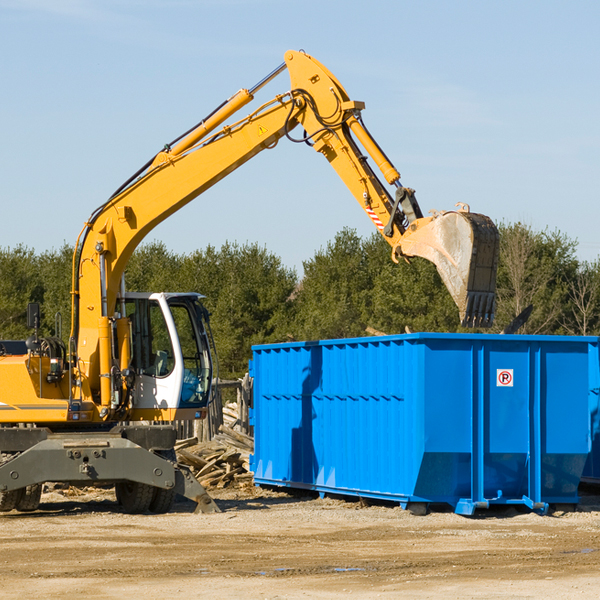 are there any restrictions on where a residential dumpster can be placed in Norvell Michigan